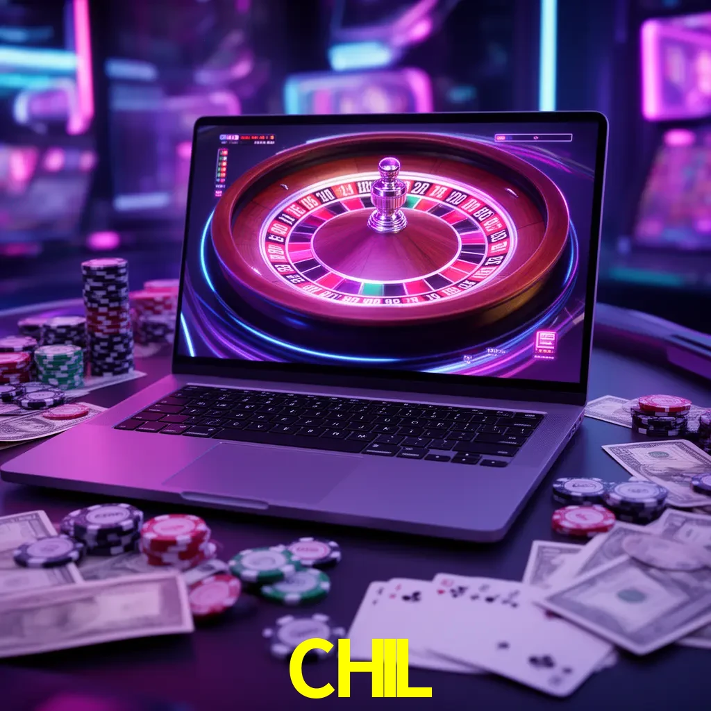 Centro móvil CHIL con casino, cajero, bonos, app y acceso de cuenta para México
